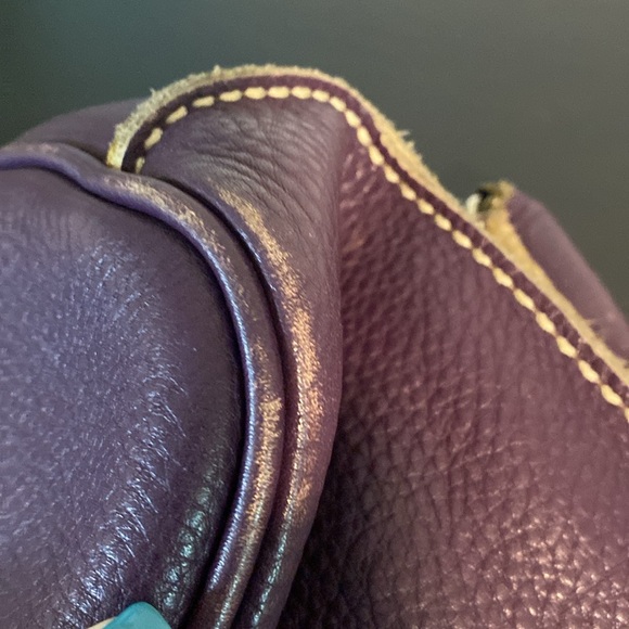 Roots 🦫 Pebbled Leather purse - Picture 13 of 15